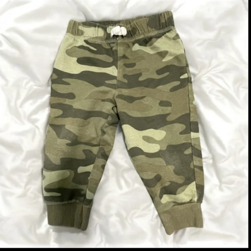 Carter's Tan and Camo Joggers Set